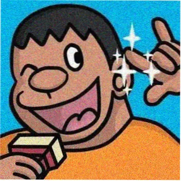 留言读者头像一，苔绿底色与字母标记